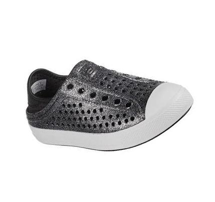 Lány Skechers Guzman Steps - Glitter Mist Alkalmi Cipő Fekete | HU3370C