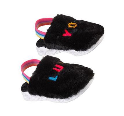 Lány Skechers Heart Lights - Luv You Slip Ons Fekete Színes | HU5520L