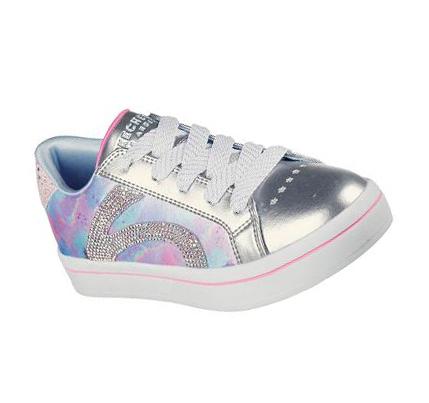 Lány Skechers Hi-Lite - Color Shines Alkalmi Cipő Titán Színes | HU3845D