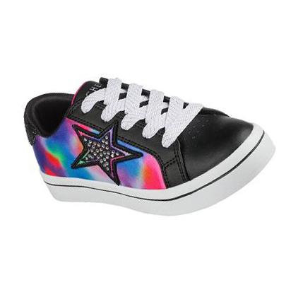 Lány Skechers Hi-Lite - Starry Cloud Alkalmi Cipő Fekete Színes | HU3820A