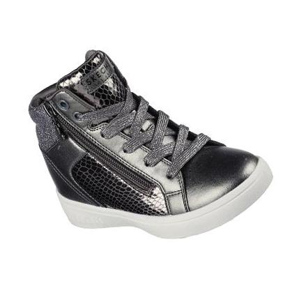 Lány Skechers Hidden Star Alkalmi Cipő Fekete | HU3570L