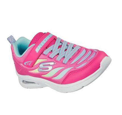 Lány Skechers Microspec Max - Airy Color Tornacipő Rózsaszín Színes | HU7695Q
