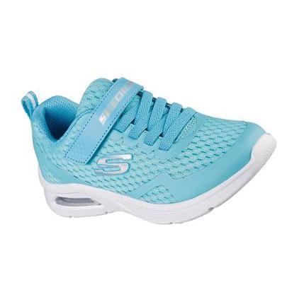 Lány Skechers Microspec Max Tornacipő Világos Türkiz | HU7795G
