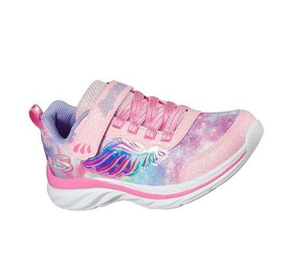 Lány Skechers Quick Kicks - Flying Beauty Tornacipő Rózsaszín Levendula | HUI798W