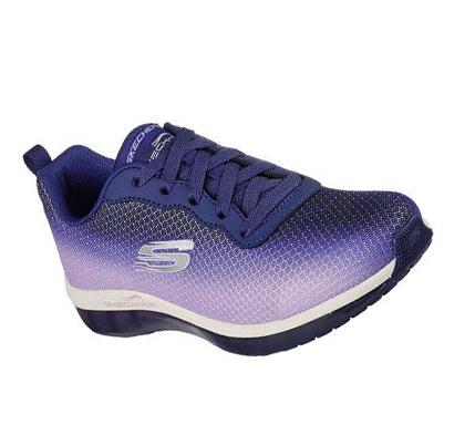 Lány Skechers Skech-Air Element Elite - Purely Tornacipő Sötétkék Levendula | HU7295B