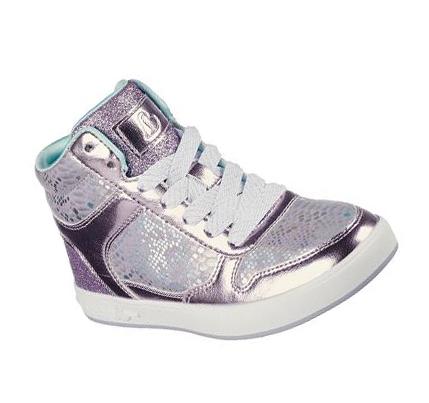 Lány Skechers Standouts - Sleek Shines Alkalmi Cipő Levendula | HU3620L
