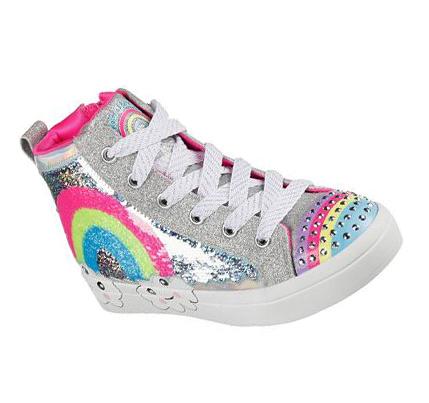 Lány Skechers Twi-Lites 2.0 - Rainbow Daydreams Alkalmi Cipő Titán Színes | HU4195X