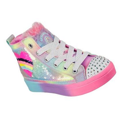 Lány Skechers Twi-Lites 2.0 - Rainbow Joys Alkalmi Cipő Színes | HU4220L