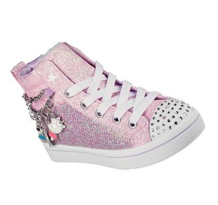 Lány Skechers Twi-Lites 2.0 - Twinkle Charms Alkalmi Cipő Levendula | HU4045B