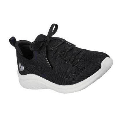 Lány Skechers Ultra Flex 2.0 - Classic Tornacipő Fekete Fehér | HU6945P