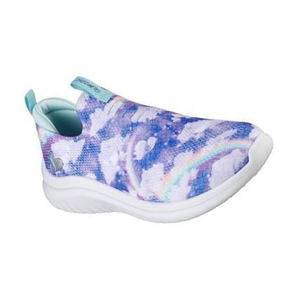 Lány Skechers Ultra Flex 2.0 - Dream Dust Tornacipő Levendula Színes | HU6795X