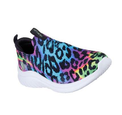 Lány Skechers Ultra Flex 2.0 - Safari Fresh Tornacipő Fekete Színes | HU6820L