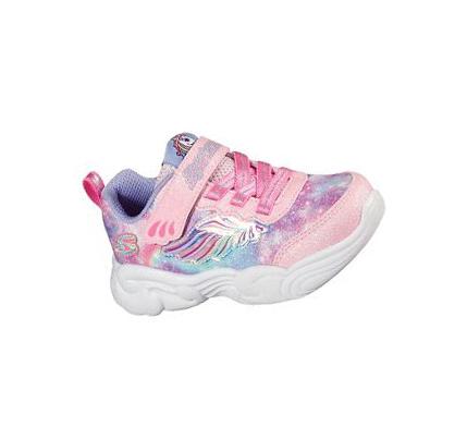 Lány Skechers Unicorn Storm Tornacipő Rózsaszín | HU5995B