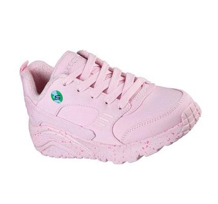 Lány Skechers Uno Lite - Earthy Spirit Tornacipő Világos Rózsaszín | HU6470B