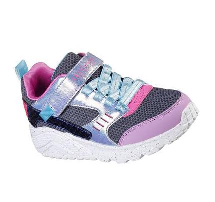 Lány Skechers Uno Lite - Gen Chill Tornacipő Lila Színes | HU6420A