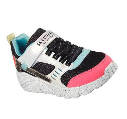 Lány Skechers Uno Lite - Gen Chill Tornacipő Fekete Színes | HU6445D