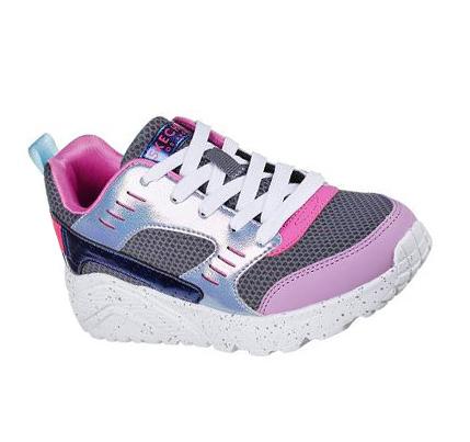 Lány Skechers Uno Lite - Gen Cool Tornacipő Lila Színes | HU6370A
