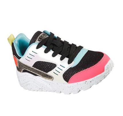 Lány Skechers Uno Lite - Gen Cool Tornacipő Fekete Színes | HU6395Q
