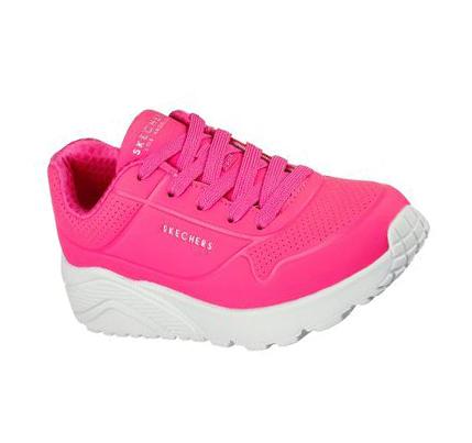 Lány Skechers Uno Lite - In My Zone Tornacipő Rózsaszín | HU6220L