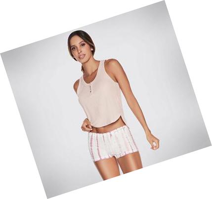 Női Skechers 3 Pack of Tie Dye and Solid Boyshorts Fehérnemű Rózsaszín Színes | HU6509X