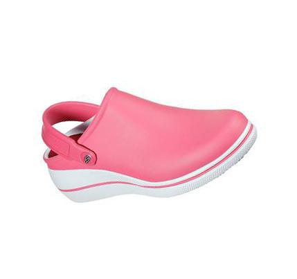 Női Skechers Amreli Munkacipő Rózsaszín Fehér | HU48213