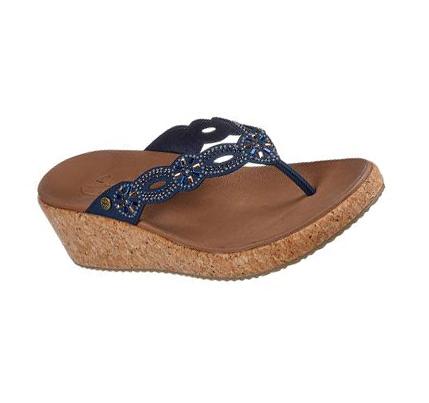 Női Skechers Arch Fit Beverlee - Bridgette Éktalpú Cipő Sötétkék | HU3278K