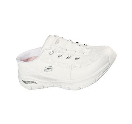 Női Skechers Arch Fit - Blessful Me Slip Ons Fehér Titán | HU3974B