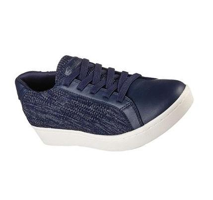 Női Skechers Arch Fit Cup - Confidence Booster Slip Ons Sötétkék | HU4124C