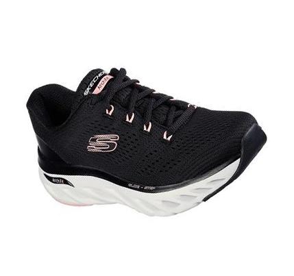 Női Skechers Arch Fit Glide Step - Top Glory Edzőcipő Fekete Rózsaszín | HUI0734