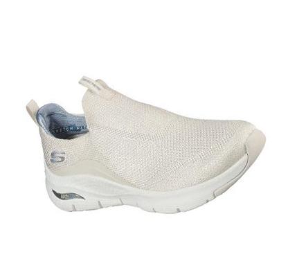 Női Skechers Arch Fit - Keep It Up Slip Ons Fehér | HU4049E