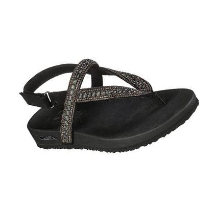 Női Skechers Arch Fit Meditation Szandál Fekete | HU56013
