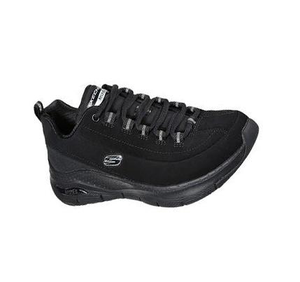 Női Skechers Arch Fit - Metro Skyline Edzőcipő Fekete | HU46850