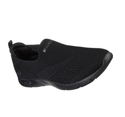 Női Skechers Arch Fit Refine - Don't Go Gyalogló Cipő Fekete | HU41998