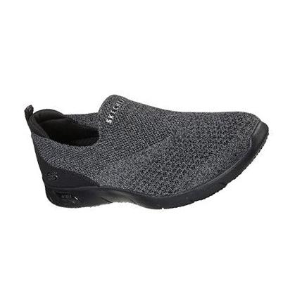 Női Skechers Arch Fit Refine - Don't Go Gyalogló Cipő Fekete Szürke | HU42240