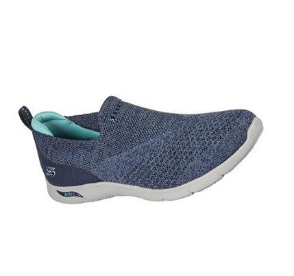 Női Skechers Arch Fit Refine - Don't Go Gyalogló Cipő Sötétkék Kék | HU42493