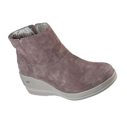 Női Skechers Arch Fit Rise - Posh Éktalpú Cipő Barna | HU3026S