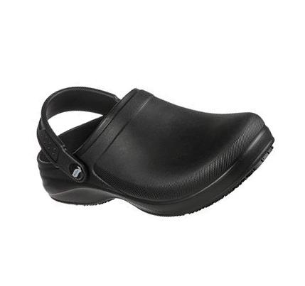 Női Skechers Arch Fit: Riverbound - Pasay SR Munkacipő Fekete | HU4696C