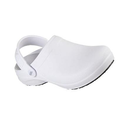 Női Skechers Arch Fit: Riverbound - Pasay SR Munkacipő Fehér | HU4721B