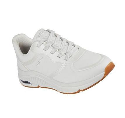 Női Skechers Arch Fit: S-Miles - Mile Makers Alkalmi Cipő Fehér | HU4138W