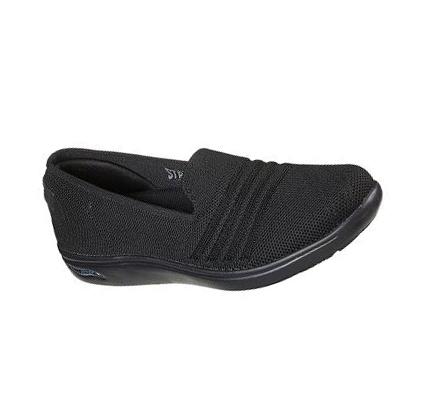 Női Skechers Arch Fit Uplift - Cutting Edge Slip Ons Fekete | HU4263Q