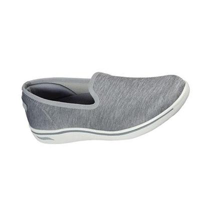 Női Skechers Arch Fit Uplift - Perceived Slip Ons Szürke | HU4649G