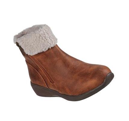 Női Skechers Arya - New Rumor Csizma Barna | HU7538A