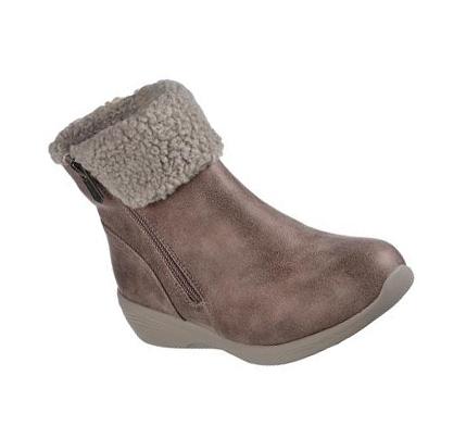 Női Skechers Arya - New Rumor Csizma Szürke | HU7563D