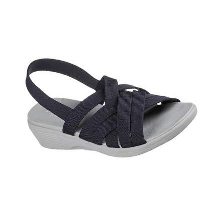 Női Skechers Arya - True Calling Szandál Sötétkék | HU4942K