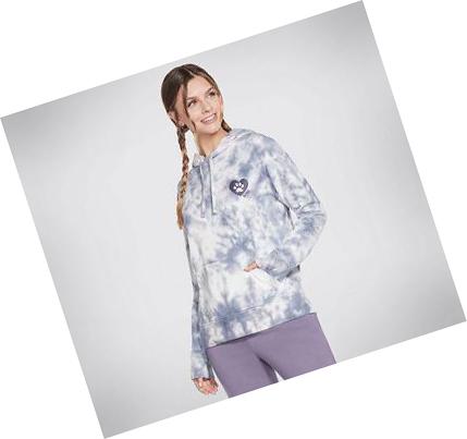 Női Skechers BOBS Apparel Pawstel Waters Pullover Kapucnis Pulóver Színes | HU3922B