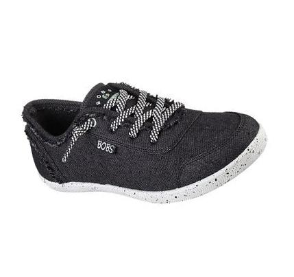 Női Skechers BOBS B Cute - Clean Life Slip Ons Fekete | HU74498