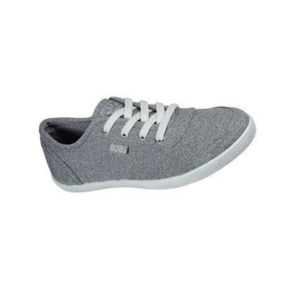 Női Skechers BOBS B Cute - Fresh Times Slip Ons Szürke | HU75994