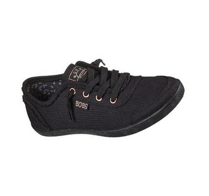 Női Skechers BOBS B Cute Slip Ons Fekete | HUA749E