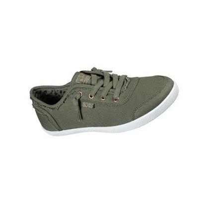 Női Skechers BOBS B Cute Slip Ons Olivazöld | HU77490