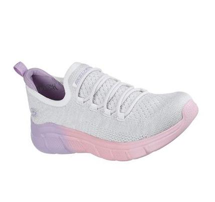 Női Skechers BOBS B Flex - Color Optics Slip Ons Fehér | HUI098L